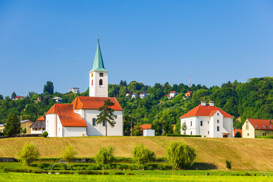 Church of Holy Trinity in town of Sveta Nedelja, Samobor region, Croatia