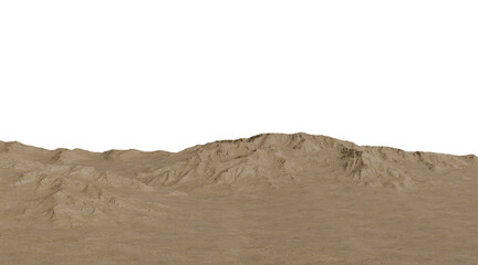 rocky desert landscape featuring arid hills and sandy terrain © omkuhh