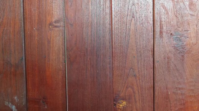 Wooden surface, teak wood