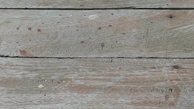 Wooden surface, teak wood