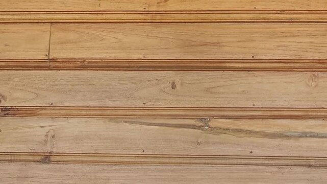 Wooden surface, teak wood