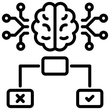 vector elements icon of Autonomous Decision