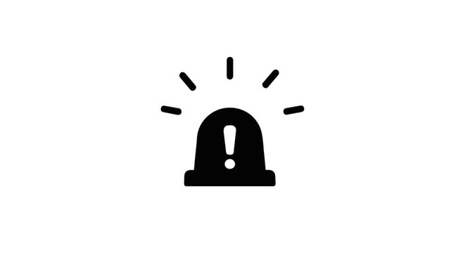 Emergency Siren Alert Icon