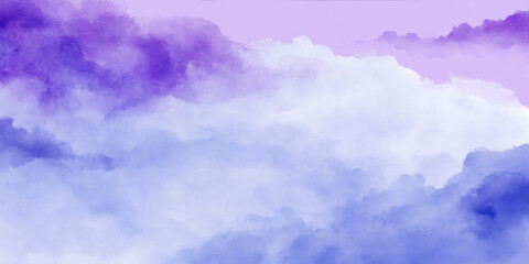 Obraz premium Abstract purple watercolor brush stroke background