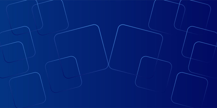 Abstract Blue Background with Geometric Square Line Patterns vector ilustration