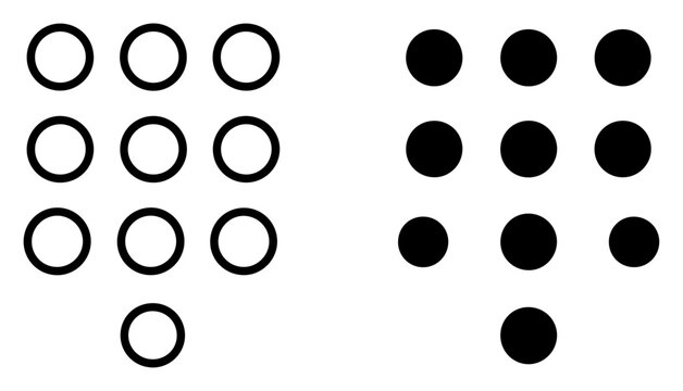 keypad phone buttons flat icon set