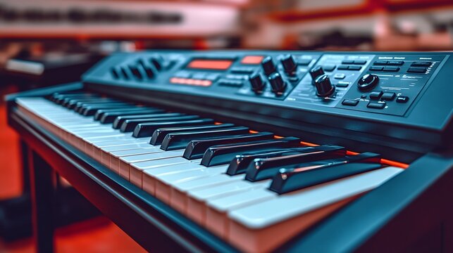 Electronic Music Synthesizer Keyboard Studio Gear.