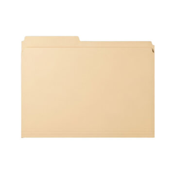 Minimalist folder icon with open tab