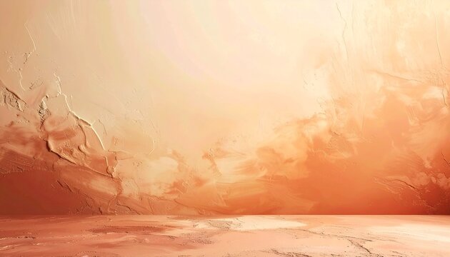 テラコッタとクレイの温もりある余白背景