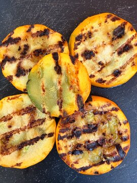 Gegrillte Zucchini.