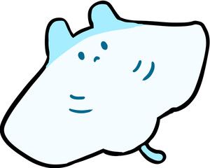 가오리 © 차유하