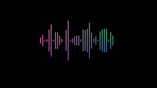 sound wave background, mov video