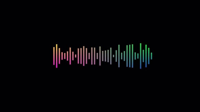 sound wave background, mov video