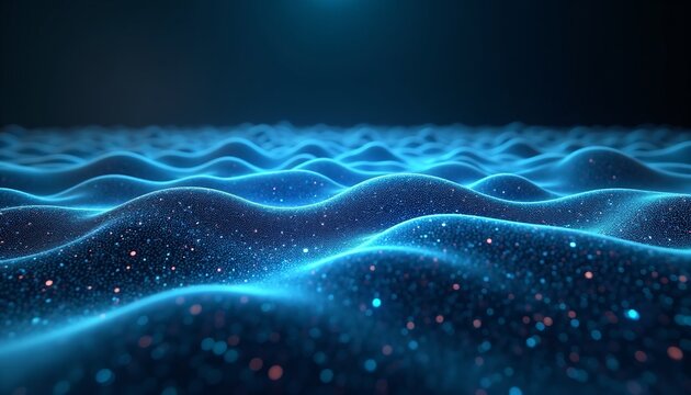 Prismatic Depth Scan Contour Neon HUD Blueprint Background
