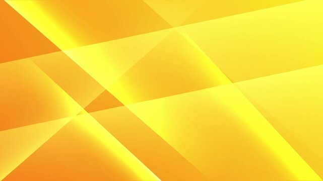 yellow motion geometric on orange background animation