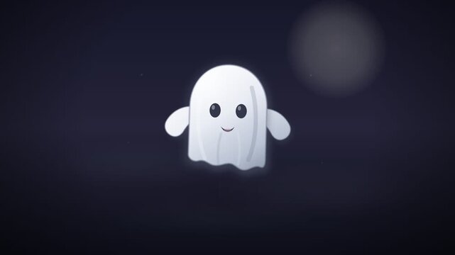 Cute Ghost Animation | Spooky Halloween Character