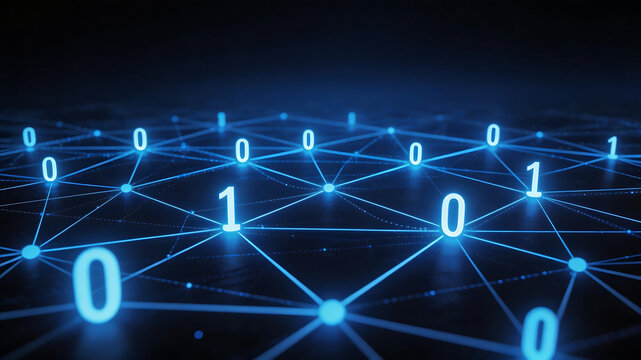 Digital network with binary code