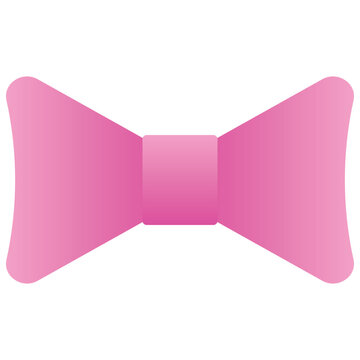 Gradient color illustration for Bow Tie