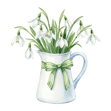 bouquet of snowdrops