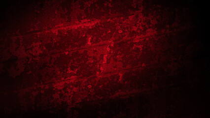 background vignette horror red and black; scratched and grunge, abstract texture background scary and scratch red and black