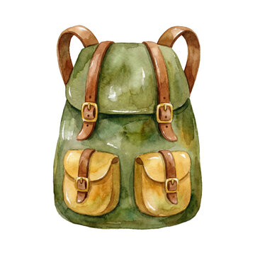 old leather bag
