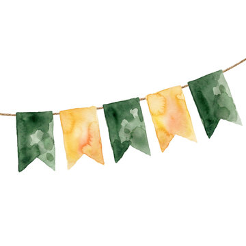 green and yellow ribbon
