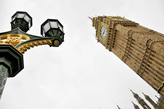 LONDON UNITED KINGDOM: Big Ben is the nickname for the Great Bell of the striking clock at the north end of the Palace of Westminster,
