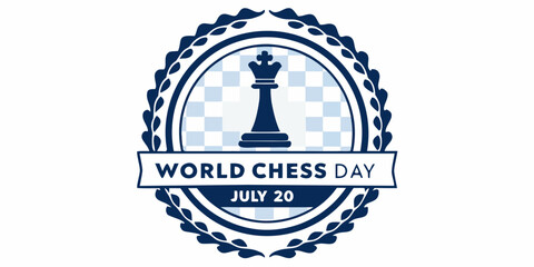 Chess Emblem With Rook And Laurel Wreath Vector Illustration © Indira