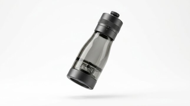 Portable coffee grinder with transparent body manual burr grinder for freshly ground coffee on the go