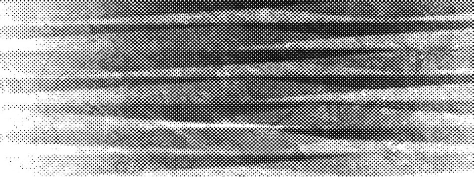 Distressed black dots dotted texture effect -  halftone gradient, distressed halftone gradient with grunge fade, isolated on transparent or white background png