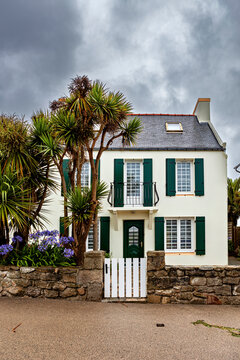 Historic stone house in Brittany
