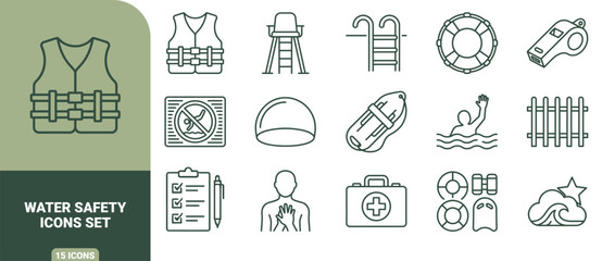 Naklejka premium And filmmaking set, outline symbols for camera, reel, clapperboard, tripod, lens, and drone equipment