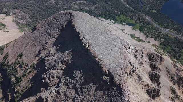 Bald Mountain Mountain Peaks Aerial View Aerial View