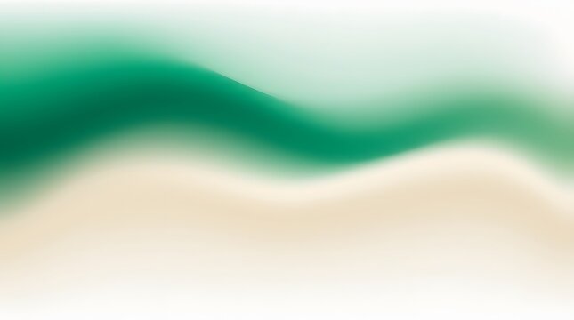 Abstract green background with soft wave for digital marketing, web design and minimalist template. Fluid gradient, blurry motion and elegant texture for creative banner and corporate presentation