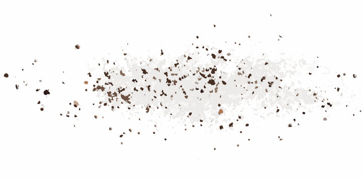 Coffee Grounds Texture Splatter On White Background A Digital Illustration Style abstract texture background texture