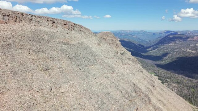 Bald Mountain Mountain Peaks Aerial Reveal Aerial Reveal