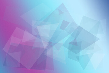Obraz premium Abstract geometric shapes form a soft blue and purple gradient, creating a calm modern tech-style background for presentations, websites, and creative designs.