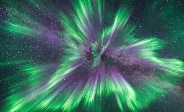 Aurora Corona Explosion
