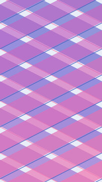 A geometric plaid pattern fills the frame with soft pastel pink and purple tones, creating a calm modern backdrop suitable for design, packaging, or fashion.