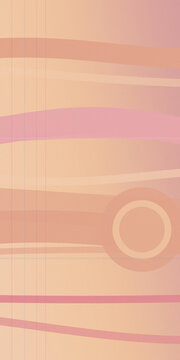 Abstract pastel background with warm striped bands and a faint circular motif, creating a calm, modern look for design layouts, branding, or seasonal promotions.