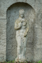 Obraz premium Friedhof, Grabstein, Statue 