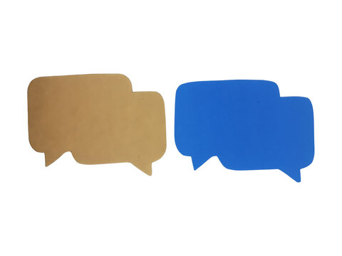 Speech bubble conversation design isolated transparent background isolated on transparent background
