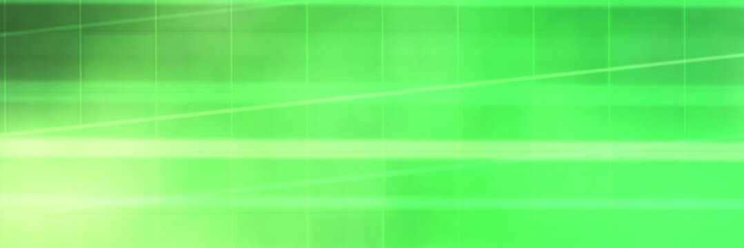 Lime and neon green diagonal beams crossing a subtle grid, website banner seamless loop animation for a bright futuristic background
