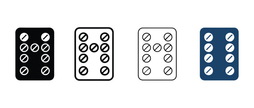 Dice Faces Showing Various Numbers for Game Design and Graphic Use