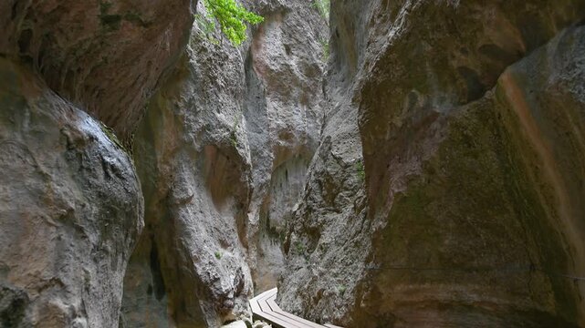 Peaceful River Walk Through El Parrizal de Beceite with Stunning Natural Landscapes