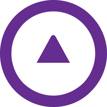 Purple circular arrow pointing upward