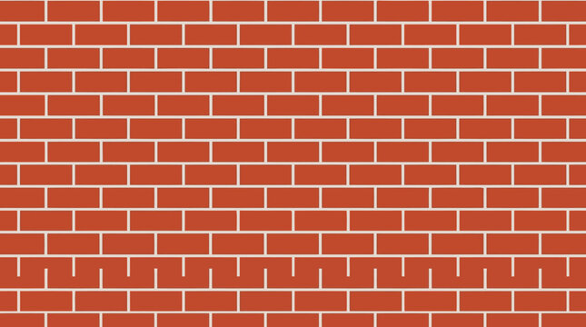 Red brick wall pattern