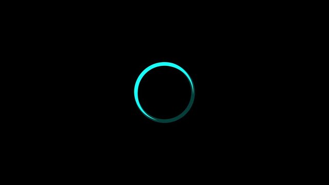 Animation of a loading spinning load wheel. Waiting for download. Animation spinning load icon with black alpha layer transparent background...