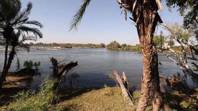Mighty Zambezi River , Zimbabwe, Africa