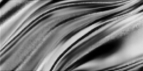 Naklejka premium Black haltone dotted on white background